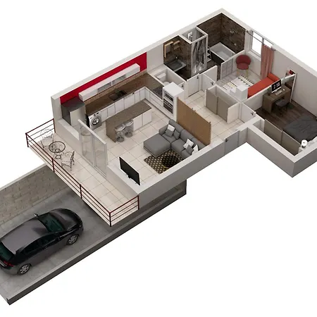 Apartment T3 Les Tilleuls Sermerieu